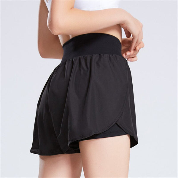 Women Workout Shorts with Liner