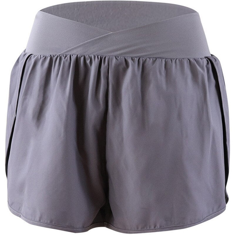 Women Workout Shorts with Liner