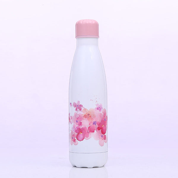 Stainless Steel Vacuum Flask Portable Cute Coke Bottle Student Girl Outdoor Sports Bottle