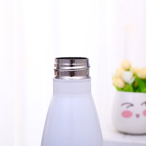 Stainless Steel Vacuum Flask Portable Cute Coke Bottle Student Girl Outdoor Sports Bottle