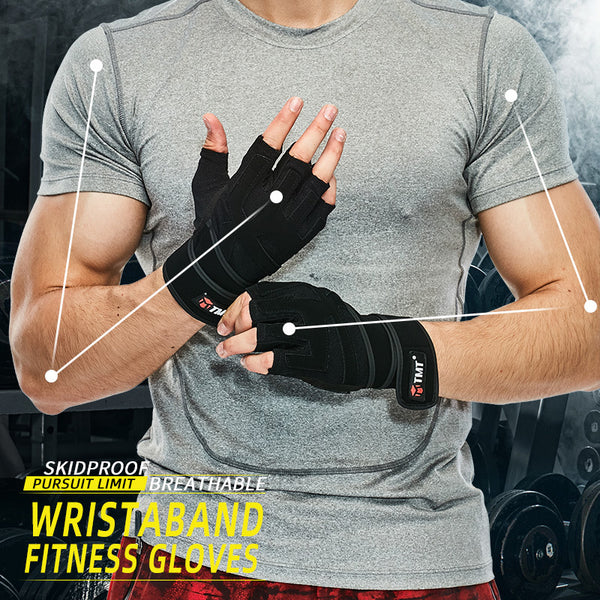 Workout Wrist Wrap Gloves