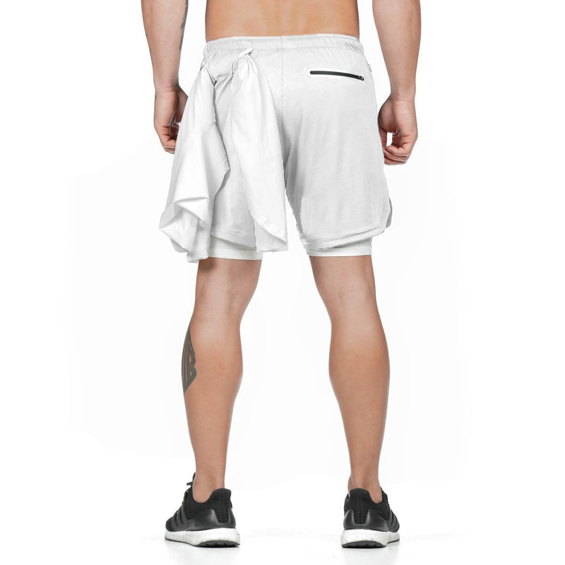 2 In 1 Double-deck Sports Shorts