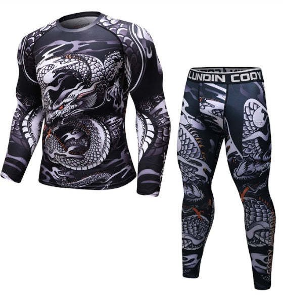 MMA Work Out Compression Rashguard T Shirt