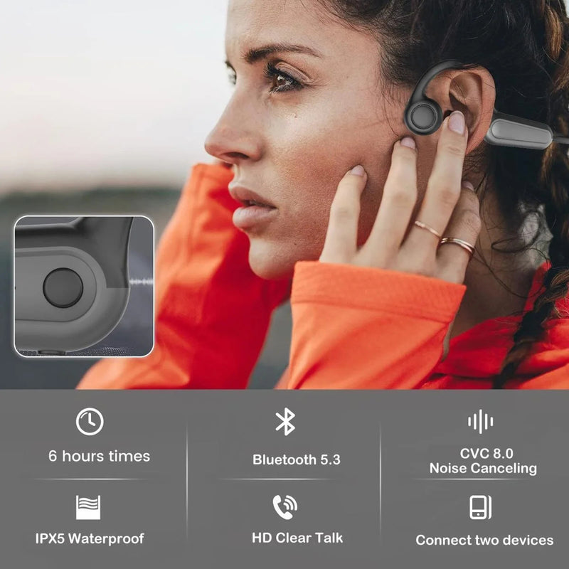 Xiaomi Ture Bone Conduction Earphone  Wireless Bluetooth Headphone Waterproof Sport Headset with Mic for Workout Running Driving