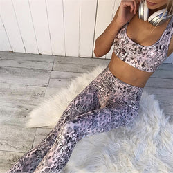 Printed Yoga Suit