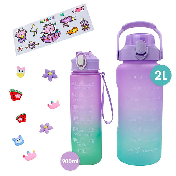 Kit 2 Bottles Water Gallon