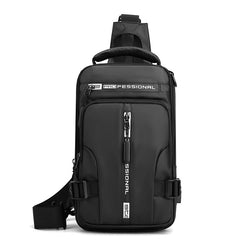 Nylon Backpack With USB Charging