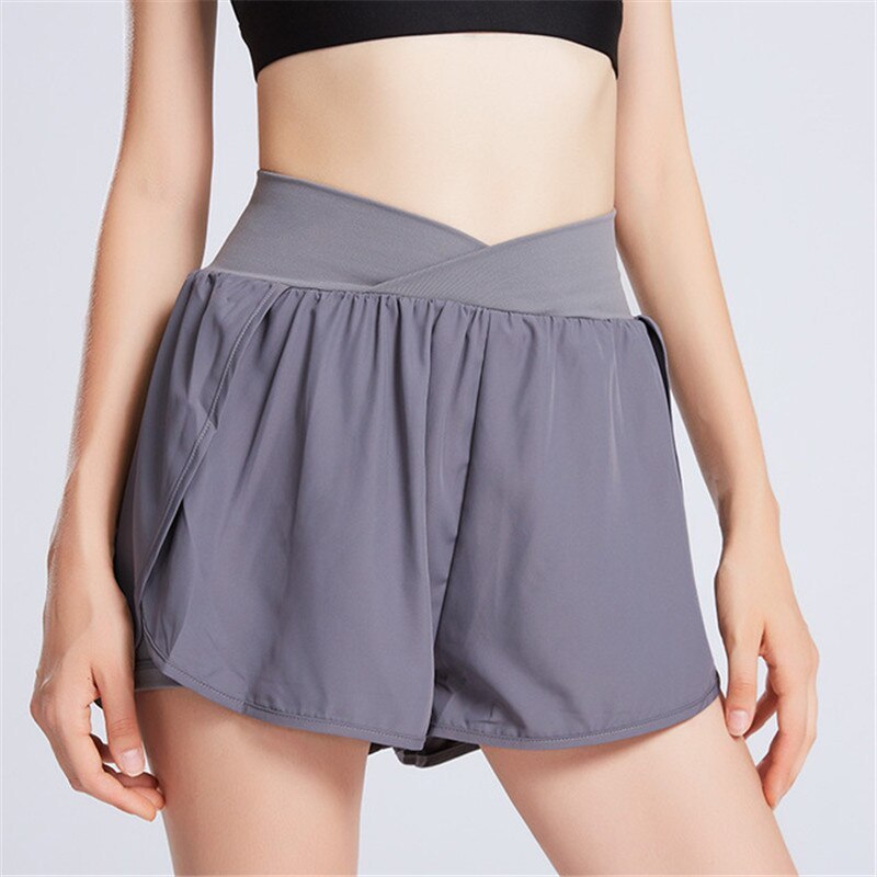 Women Workout Shorts with Liner