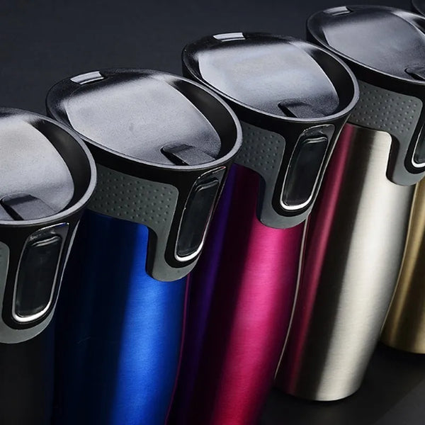 Customized 450Ml Thermos Coffee Mug High-End Men's Business Cup Vacuum Flask Insulated Mugs Water Bottle Auto Cups Gift Box