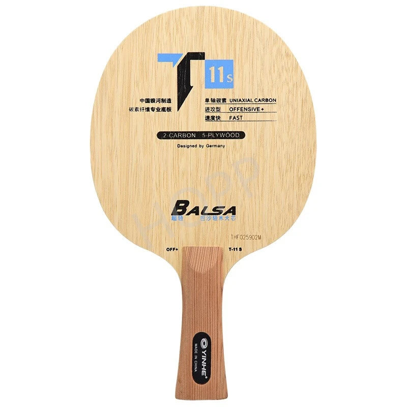 YINHE T-11 T11S (Balsa Light Weight Carbon) YINHE Table Tennis Blade T11 / T11+ Original Galaxy Racket Ping Pong Bat / Paddle