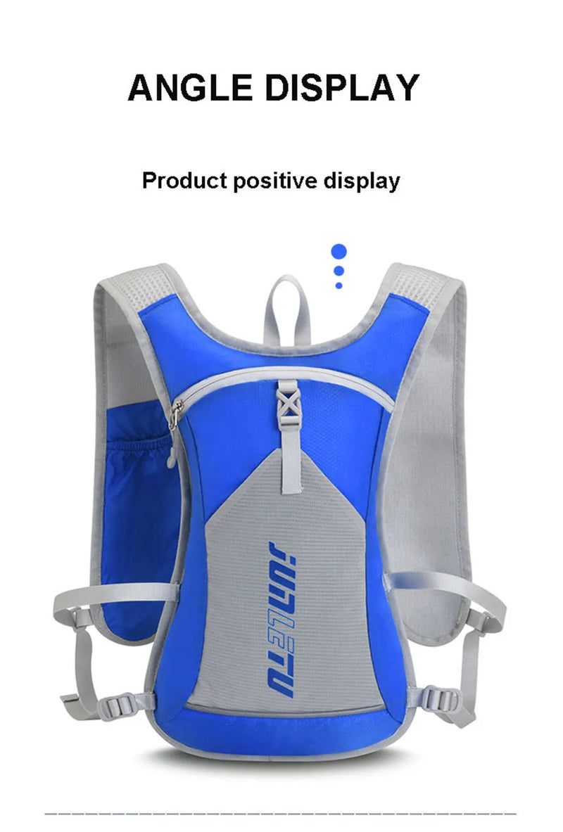 Trail Running Backpack 5L Ultra Running Hydration Vest Pack Outdoor Sport Portable Marathon Running Bike Hiking Rucksack Bag