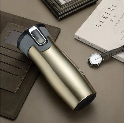 Customized 450Ml Thermos Coffee Mug High-End Men's Business Cup Vacuum Flask Insulated Mugs Water Bottle Auto Cups Gift Box