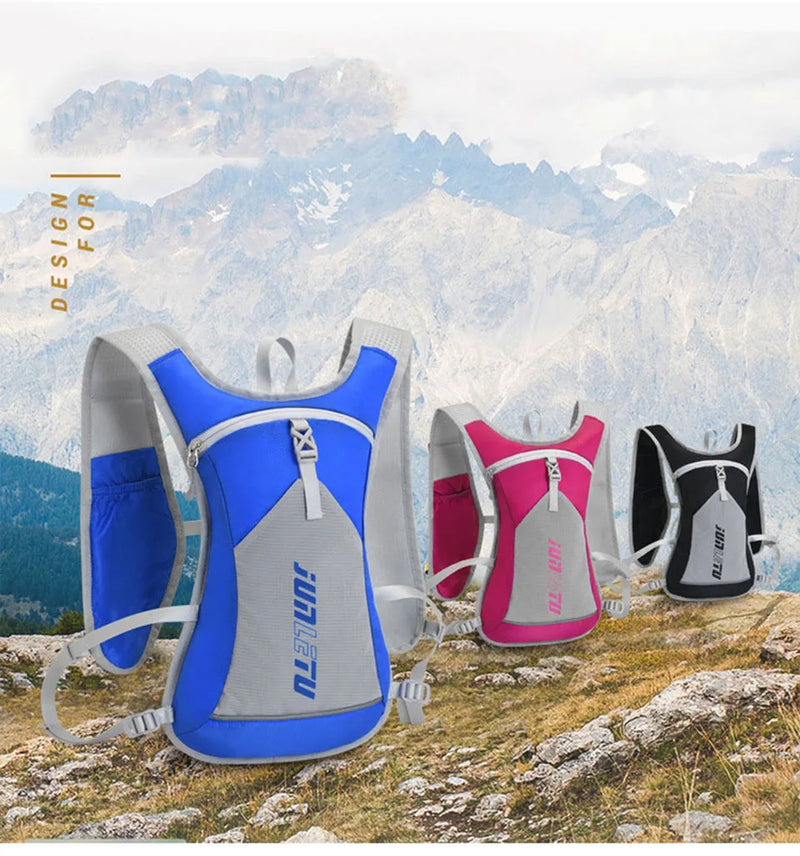 Trail Running Backpack 5L Ultra Running Hydration Vest Pack Outdoor Sport Portable Marathon Running Bike Hiking Rucksack Bag