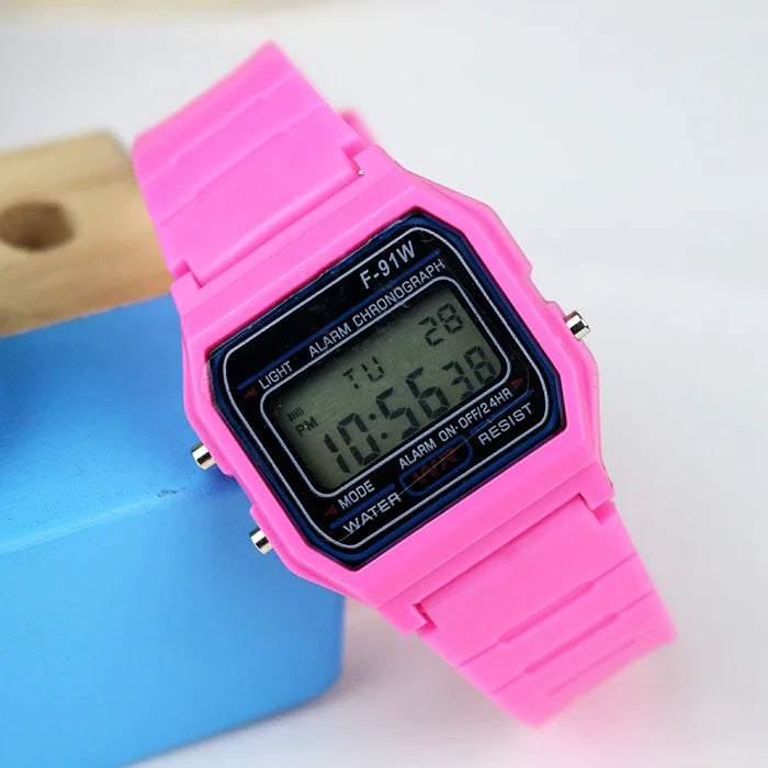 Sport Digital Watches Child Boys Silicone Strap Girls Electronic Watch Chronograph Alarm Cute Students LED Clock Montre Enfant