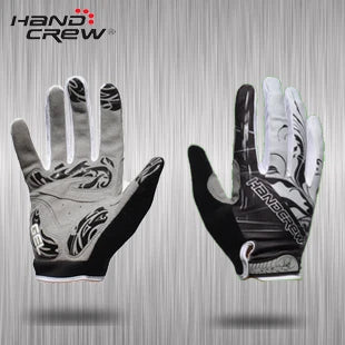 HANDCREW full finger cycling gloves summer long finger gloves bike mountain bike cycling men and women damping equipment