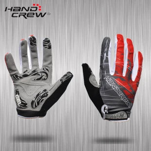 HANDCREW full finger cycling gloves summer long finger gloves bike mountain bike cycling men and women damping equipment