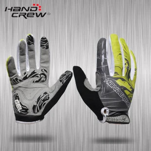 HANDCREW full finger cycling gloves summer long finger gloves bike mountain bike cycling men and women damping equipment