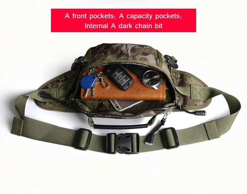 Men sport mobile waist bag