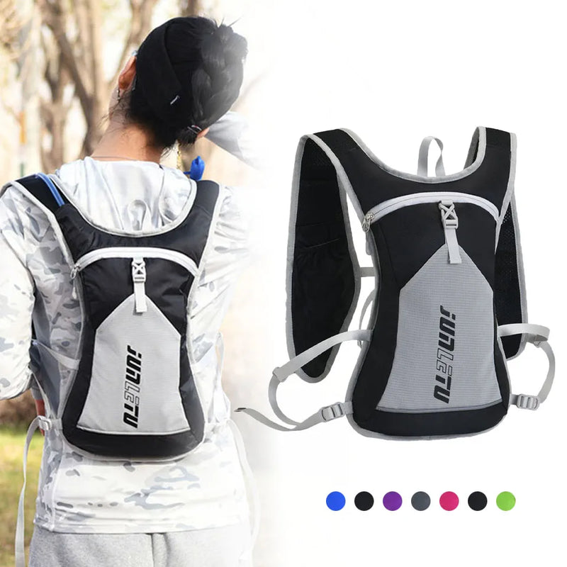 Trail Running Backpack 5L Ultra Running Hydration Vest Pack Outdoor Sport Portable Marathon Running Bike Hiking Rucksack Bag