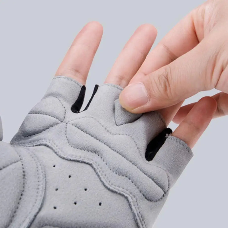 M-XL Half Finger Cycling Gloves Motorcycle MTB Road Riding Gloves Anti-slip Camping Hiking Gloves Gym Sports Bike Bicycle Glove