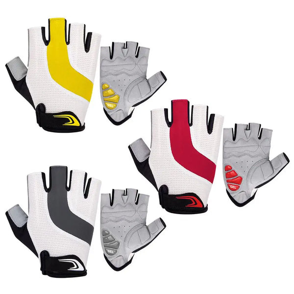 M-XL Half Finger Cycling Gloves Motorcycle MTB Road Riding Gloves Anti-slip Camping Hiking Gloves Gym Sports Bike Bicycle Glove