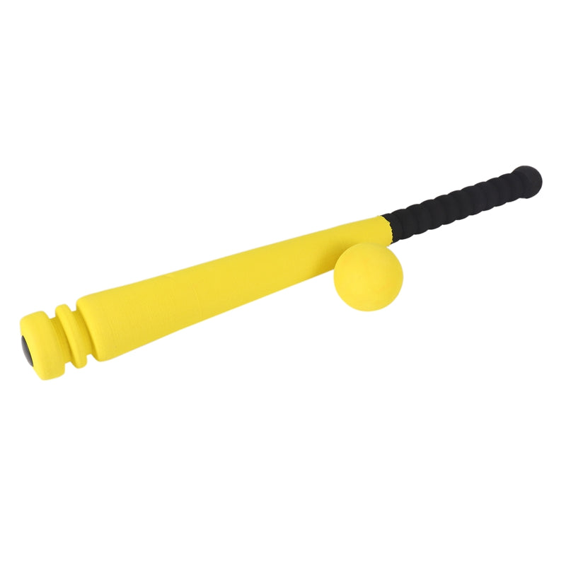 Foam Baseball Bat with Baseball Toy Set for Children Age 3 to 5 Years Old,Yellow