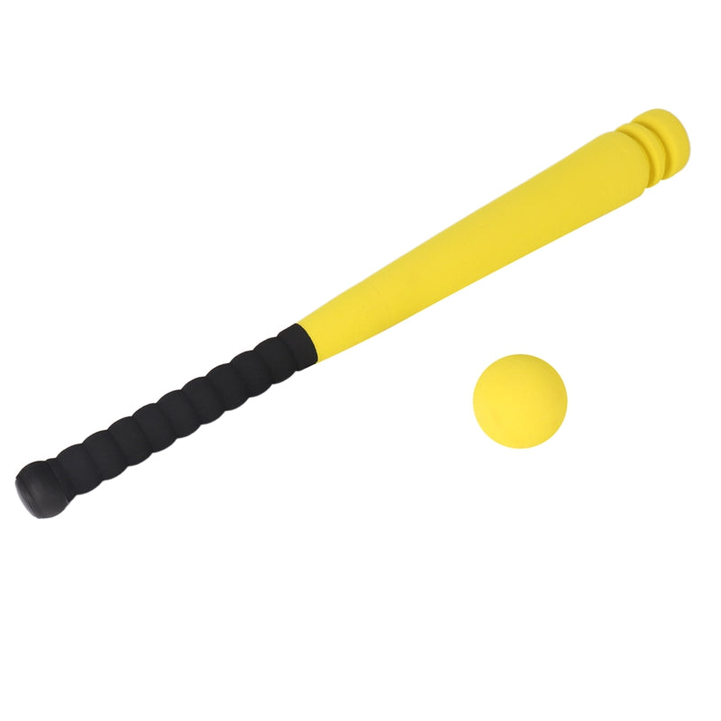 Foam Baseball Bat with Baseball Toy Set for Children Age 3 to 5 Years Old,Yellow