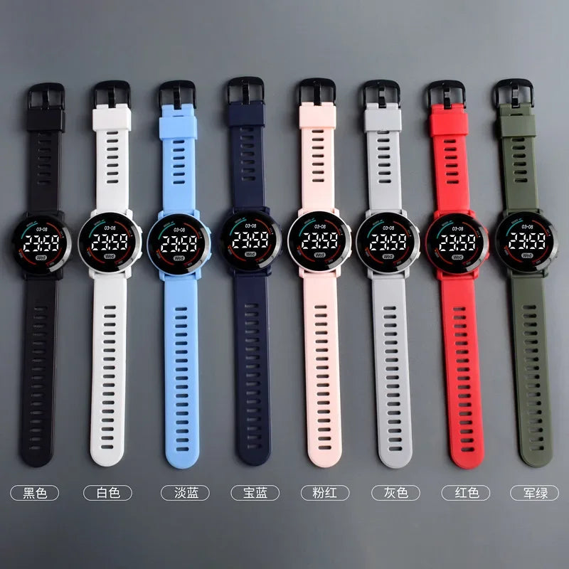 Waterproof sport LED watches