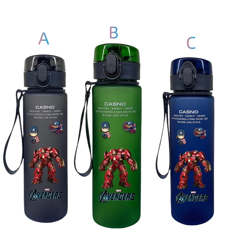 Iron Man Water Glasses Children's Kettle Student Water Bottles Fitness Sports Cups Holiday Gifts for Boys and Girls Perimeter