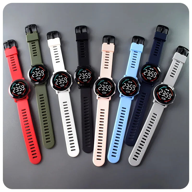 Waterproof sport LED watches