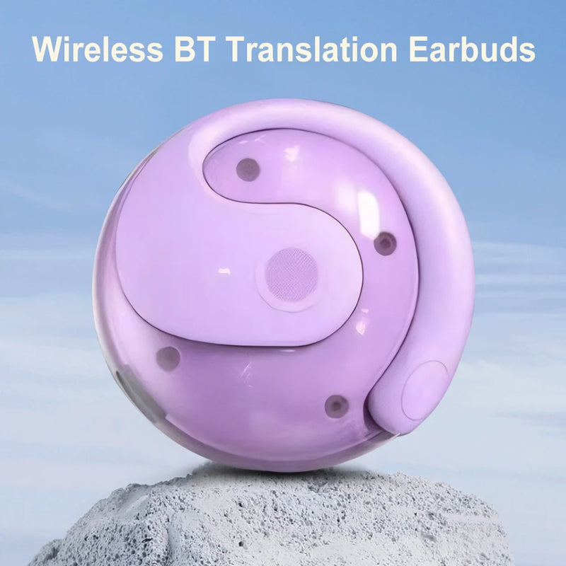 Wireless BT Translation Earbuds Real-time Translation Language Translation Earphones Over 140 Languages for Travel Business