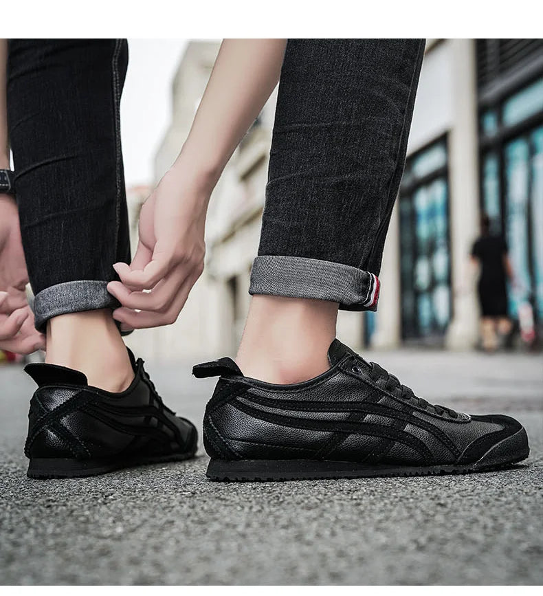 Couple sports walking shoes