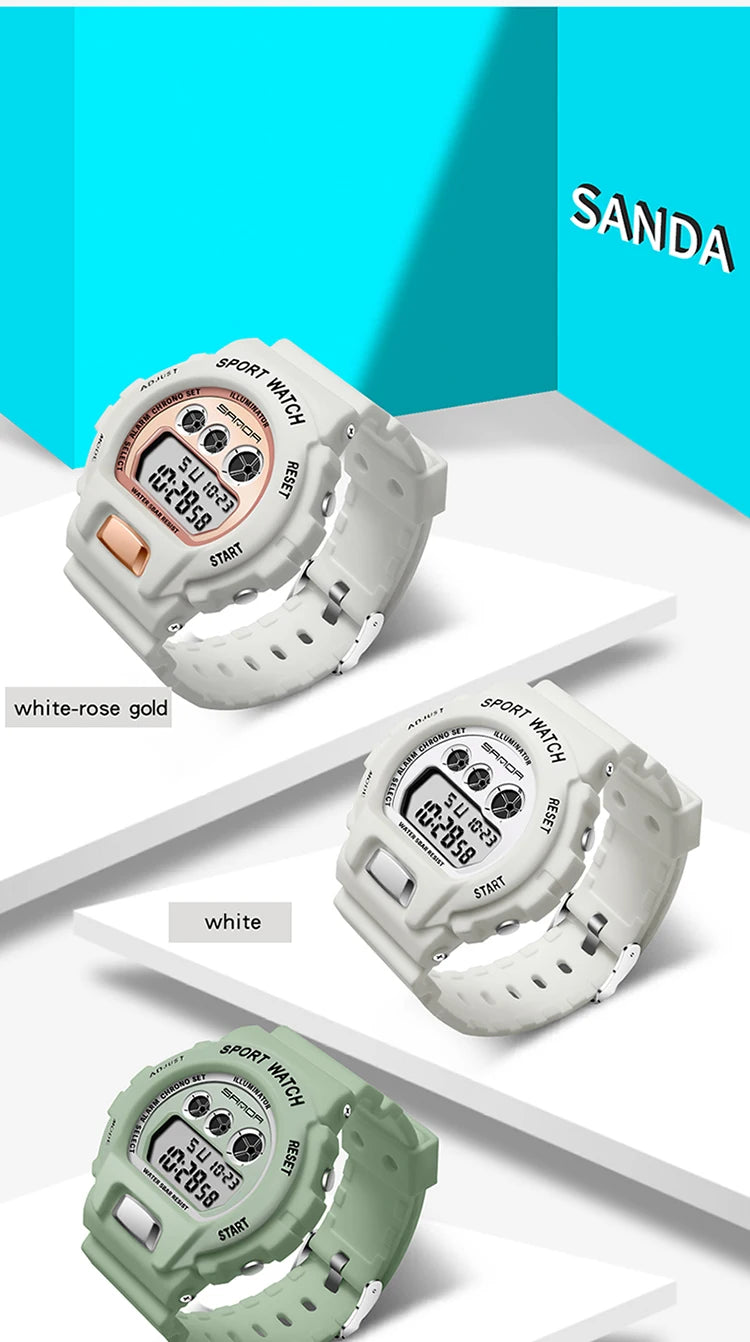 Waterproof sport military watches