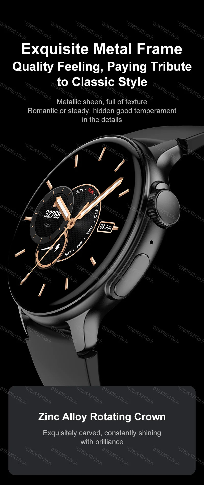 Waterproof electronic sports smartwatch