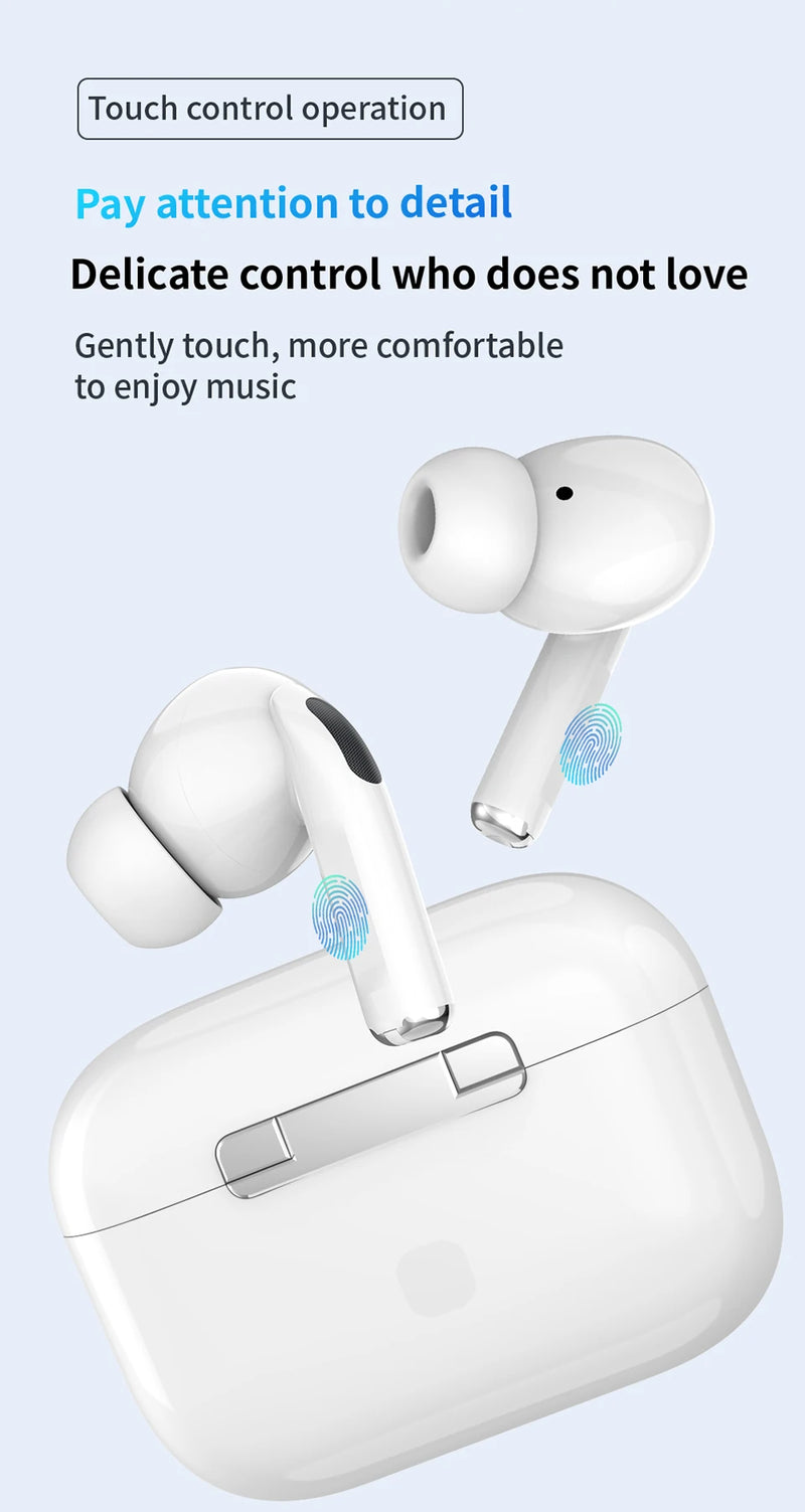 MZYMI ANC Bluetooth 5.3 Earphones In Ear Buds Waterproof Headphones Wireless Headset Built-in Microphone With Charging Case