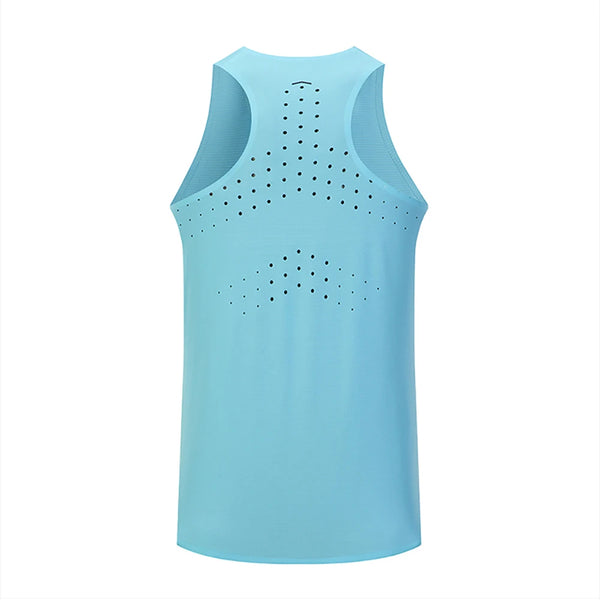 Men Tank Top Runnning Speed Singlet Fitness Shirt Women Sleeveless Vest Athlete Track Field Singlet Customization