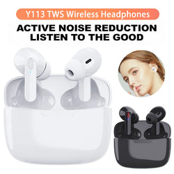 TWS Y113 Bluetooth Earphones Wireless Stereo Headset Waterproof Earpieces Sport Earbuds With Mic For Huawei Xiaomi PK I12 I9000