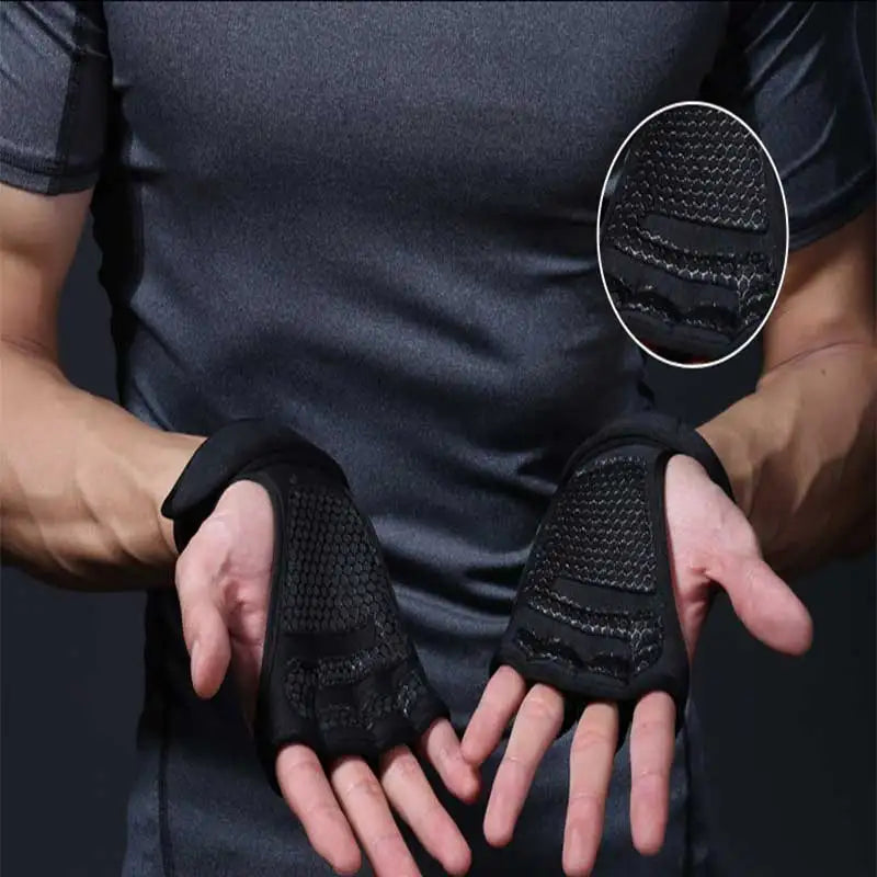 Weight Lifting Training Gloves for Women Men Fitness Sports Body Building Gymnastics Grips Gym Hand Palm Wrist Protector Gloves