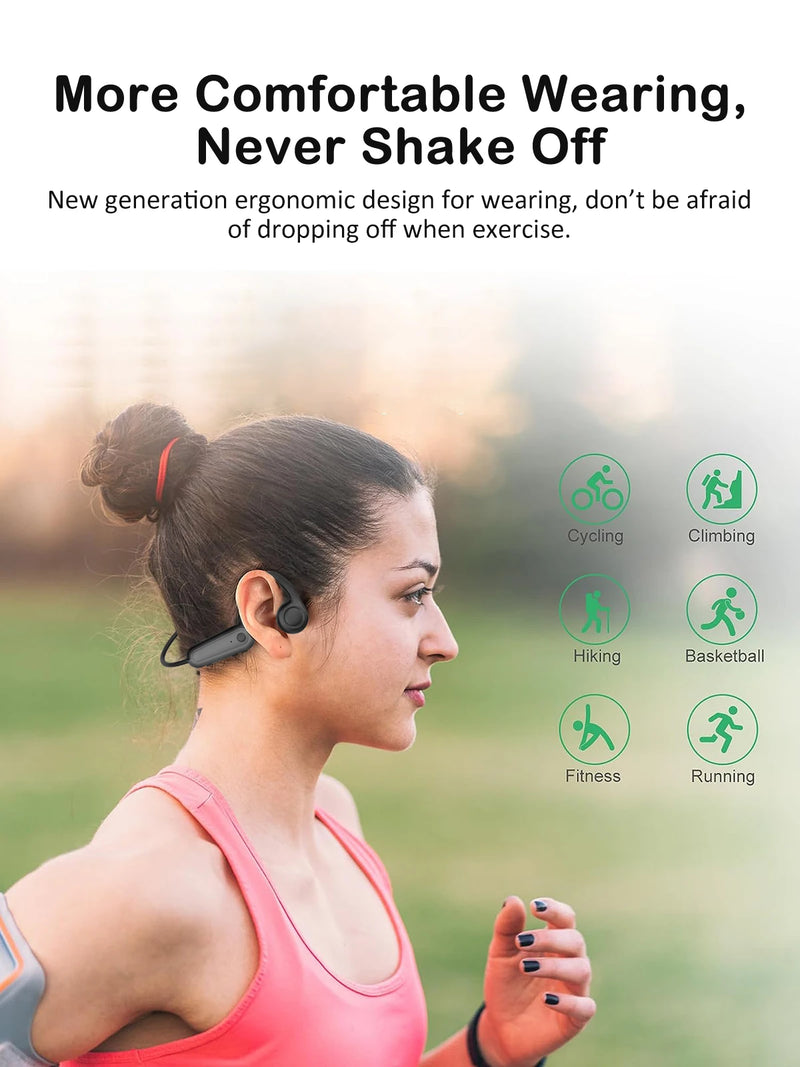 Xiaomi Ture Bone Conduction Earphone  Wireless Bluetooth Headphone Waterproof Sport Headset with Mic for Workout Running Driving