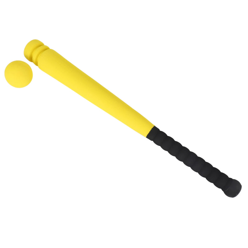 Foam Baseball Bat with Baseball Toy Set for Children Age 3 to 5 Years Old,Yellow