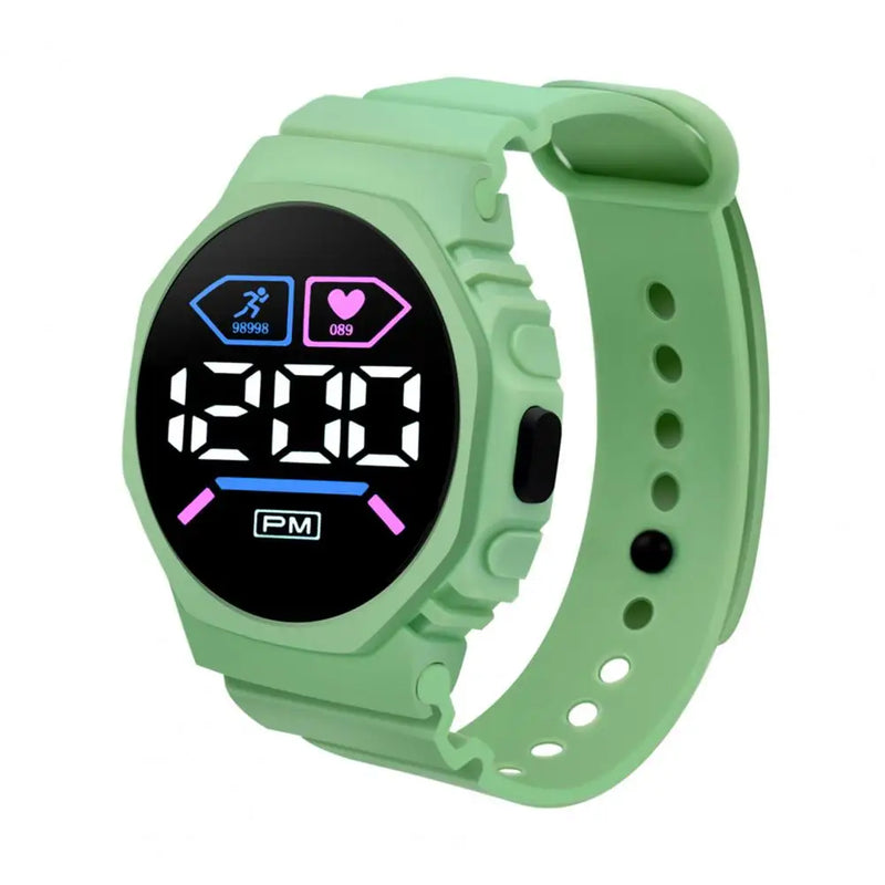 Electronic Watch Waterproof LED Display Power-saving Multifunctional Precise Time Casual Large Screen Sports Student Watch