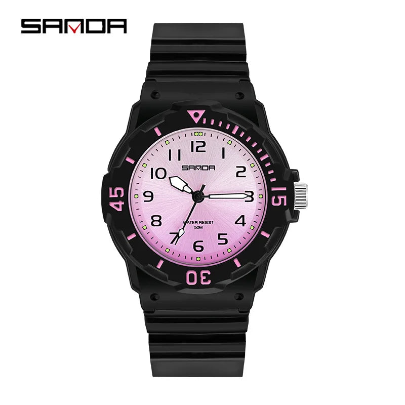 UTHAI Women Watch Sports Fashion Trend Outdoor Waterproof Creative Fresh Female High School Student Fashion Quartz Wristwatches