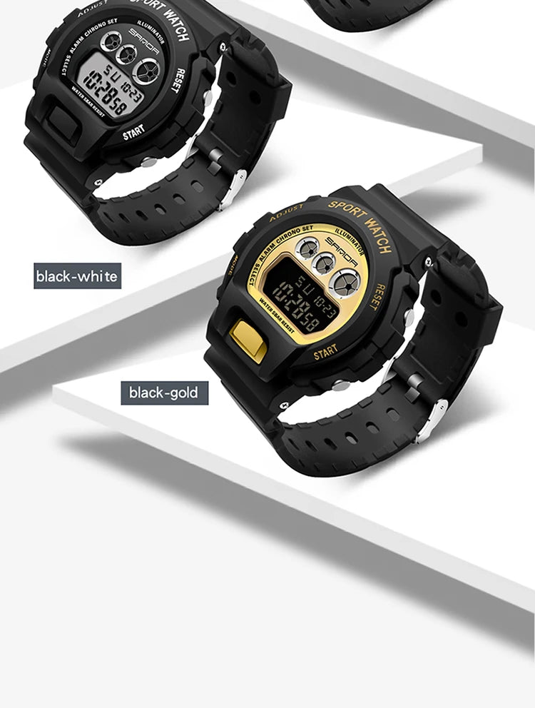 Waterproof sport military watches