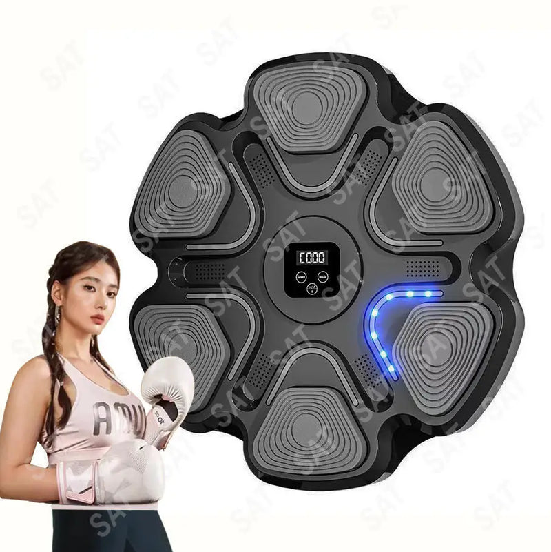 for Wholesale Intelligent Wall Hexagonal Boxing Target with  Music Essential Training Equipment for Boxing Gloves