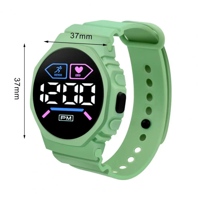 Electronic Watch Waterproof LED Display Power-saving Multifunctional Precise Time Casual Large Screen Sports Student Watch