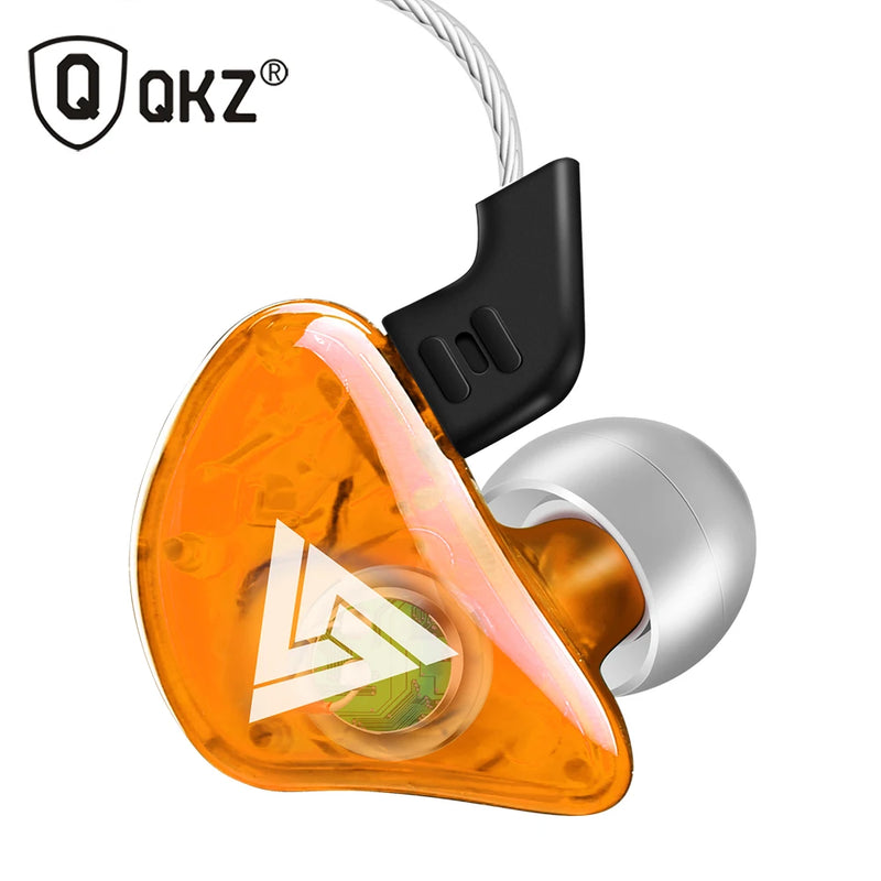 QKZ CK5 Earphone Sport Earbuds Stereo Wired Headphone For Apple Redmi Samsung Music Cell Phone Running Headset With Mic Handfree