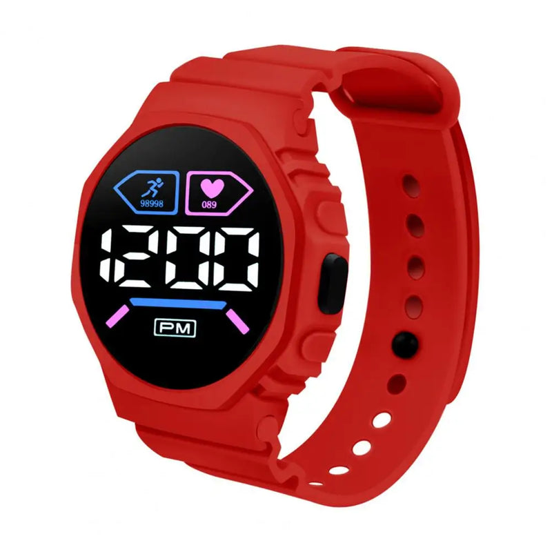 Electronic Watch Waterproof LED Display Power-saving Multifunctional Precise Time Casual Large Screen Sports Student Watch