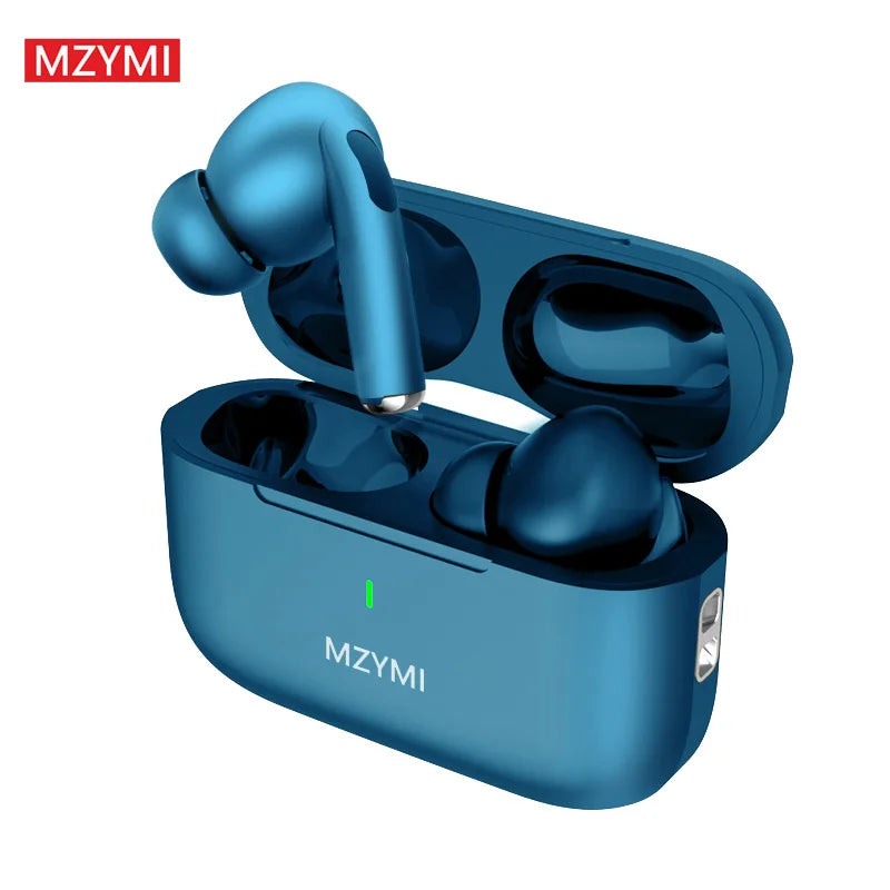 MZYMI ANC Bluetooth 5.3 Earphones In Ear Buds Waterproof Headphones Wireless Headset Built-in Microphone With Charging Case