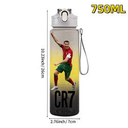 Football sport star water bottle