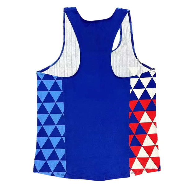 Men Running Marathon Singlets Sleeveless Gym Clothing Men Sleeveless Tank Top Vest for Men Running Vest Customization